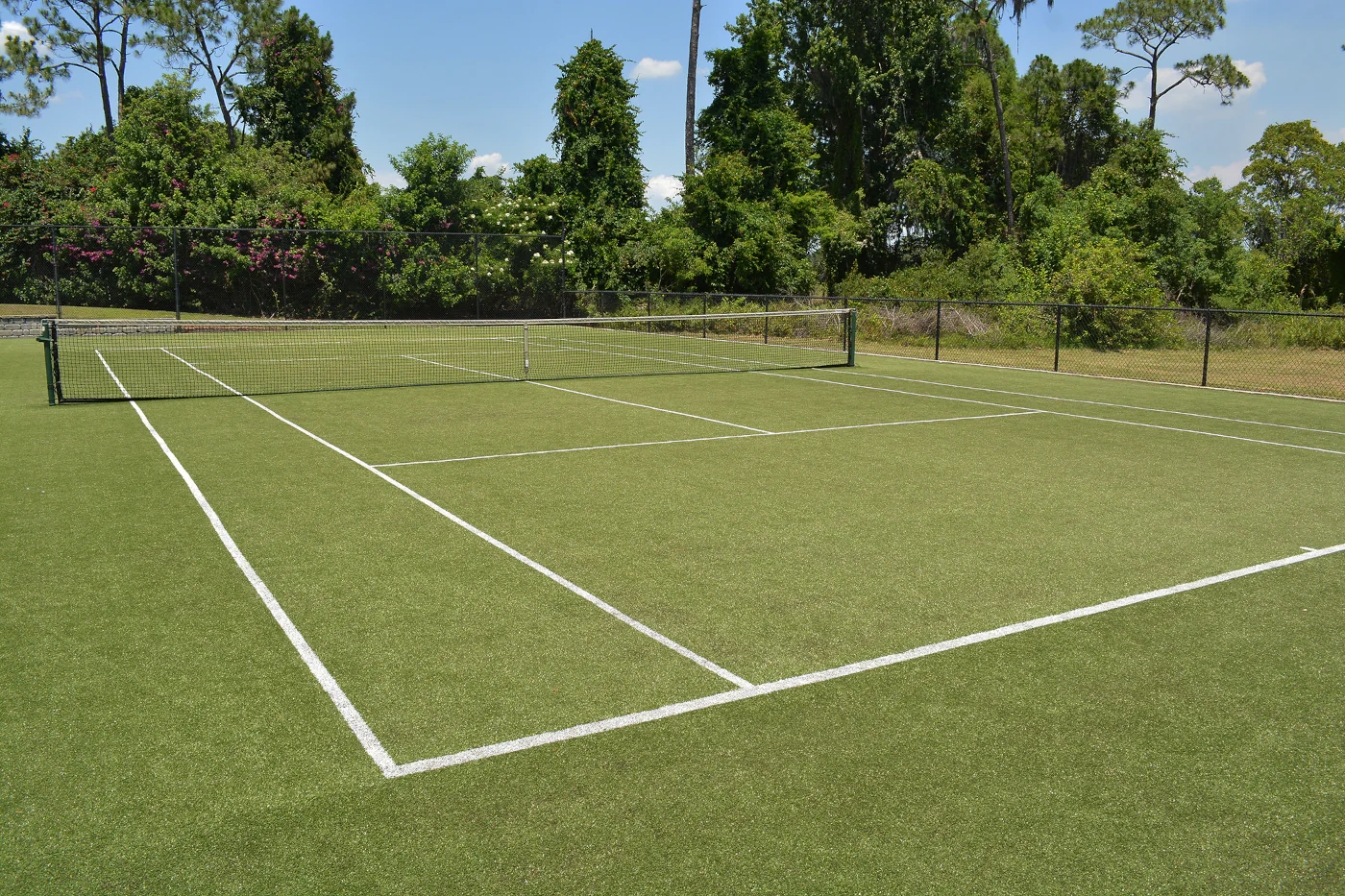 Annika Sörenstam's Backyard Tennis Court
